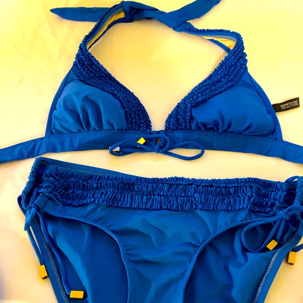 Kenneth Cole Reaction blue bikini